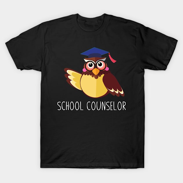 School Counselor B4 T-Shirt by Vakian